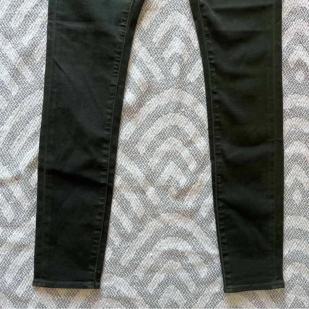 ARTICLES OF SOCIETY Mid-Rise Super Soft Ankle Skinny Green Denim Jeans 26 NWT - Picture 4 of 12